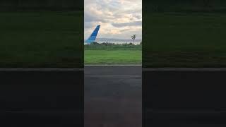 Detik Detik Landing di Bandara Babullah Ternate, Halus Banget