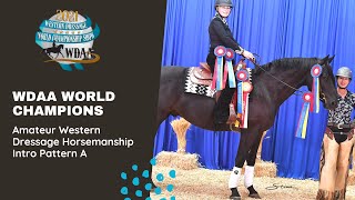 2021 WDAA World Championship Show Western Dressage Horsemanship Intro Pattern A JamieLynne and Vino