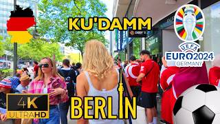 ⁴ᴷ⁶⁰ 🇩🇪 Berlin | Streets full of football fans | Euro 2024 (July 2024) [4K]