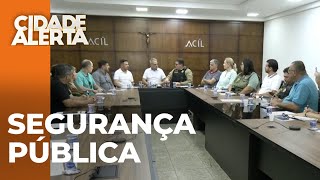 Reunião debateu reforço na segurança no centro da cidade