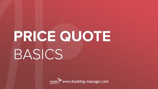 Price Quote Basics