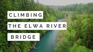 Climbing a Bridge at the Campground