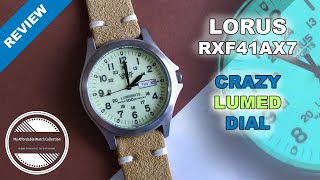 You've Got To See This Lumed Dial! | LORUS Lumibrite RXF41AX7 Watch Review