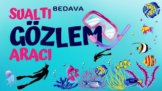 BEDAVA SUALTI GÖZLEM ARACI YAPTIM DIY UNDERWATER RESEARCH Lise ve Ortaokul Deneyleri Kurtuluş ATLI