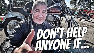 Why Bikers Helping Strangers Can Be A Dangerous Thing