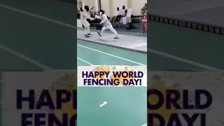 Happy World Fencing Day #fencing #viral #world