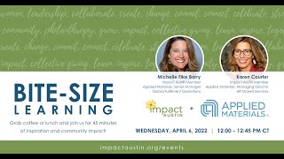 Bite-Size Learning with Impact Austin + Applied Materials