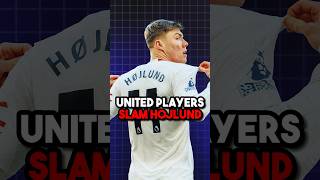 Man United Players SLAM Rasmus Hojlund For GOLDBRIDGE Interview #manchesterunited #markgoldbridge