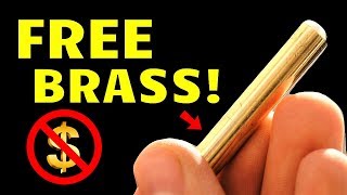 Where to Find SOLID BRASS Rods/Round Bar Stock for FREE! (for DIY projects or scrapping)