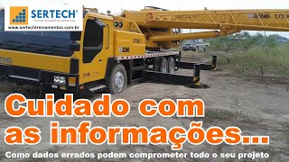 A importância de informações correta - risco terreno / patolamento