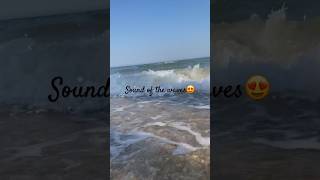 Sound of the waves😍 #wavesounds #portsmouth #bengalivlog #peach #ytshorts #bangla #beach