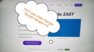 Membuat Text Menjadi Video Dengan Mudah