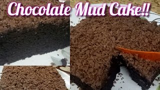 ❤Chocolate Mud Cake!! ❤/ Easiest recipe! /Yummy chocolaty delight!!  How to make chocolate mud cake