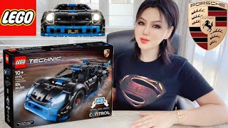 💙LEGO Technic Porsche GT4 e-Performance Race Car (42176) Speed Build | Abbi Happy, the LEGO Frenetic