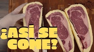 😱😳🥩CARNE AÑEJADA EN GRASA- MANTEQUILLA😱😳🥩 GASTRONOMIA- CHEF MODE MEDIA