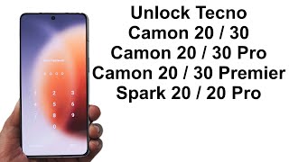 Forgot Password - How to Unlock Tecno Camon 30 Premier, Camon 20 Premier etc