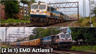 (2 in 1) 06340 Nagercoil CSMT Special + 07203 Bhavnagar Kakinada Special