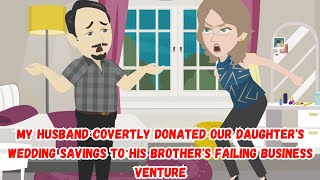 【OSA】My Husband Covertly Donated Our Daughter's Wedding Savings to His Brother's Failing Business...