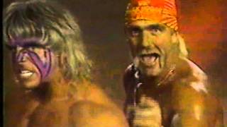 Ultimate Warrior and Hulk Hogan Promo on Match Made in Hell (07-27-1991)