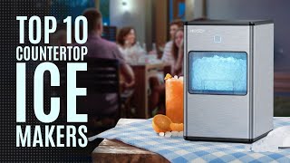 Top 10: Best Countertop Ice Makers in 2023 / Nugget Ice Maker Machine for Kitchen, Office, Bar