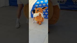 Eevee Visits New York City for Pokémon GO Fest 2024 #shorts