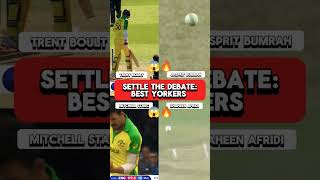 Best yorker in fast bowler debates #short #cricket #trending #shortfeed