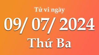 Tử Vi Ngày 09/07/2024 Của 12 Con Giáp | Triệu phú tử vi