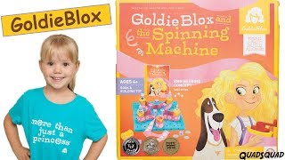 GoldieBlox and the Spinning Machine - Amazing STEM and Engineering toy for girls!