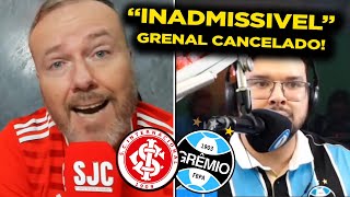 REAÇÕES FABIANO BALDASSO E RÁDIO PACHOLA NO CANCELAMENTO DO GRENAL 😬