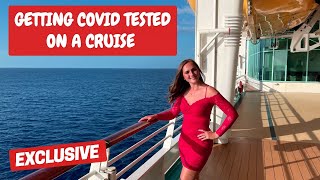 GETTING A COVID TEST ON A CRUISE SHIP - ADVENTURE OF THE SEAS - SEA DAY