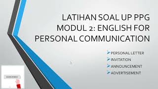 LATIHAN SOAL PPG BAHASA INGGRIS TERBARU