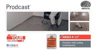 ARDEX K 13™ Choose Dual Water - Prodcast®