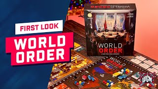 World Order the board game - a first look at the prototype