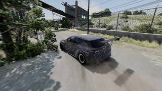 Drifting the Cherrier FCV at industrial area | beamNG.drive