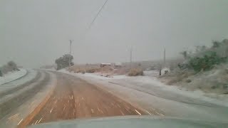 New Years Eve- Anza borrego desert snow