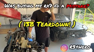 Big Issues with the FD Rx7…. (13B Teardown)