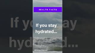 Health Secret !! Hydrate Now or Regret It Later! #health #shorts #subscribe