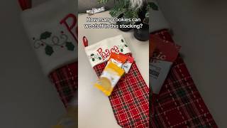 How Many Cookies Can Be Stuffed in This Stocking?