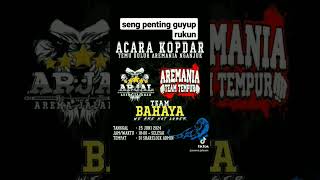 seng penting guyup rukun // kabeh suporter smua saudara.!!  #arema #aremafc #aremaindonesia #bonek