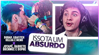 HERO REAGINDO A JOTAPÊ, BARRETO, BRENNUZ E DOPRÊ x DURAP, KILLUA, GRAFITEH e MENÓ DO JOTA |  BDN RAG