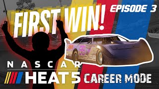 We Got Our First Win!!! NASCAR HEAT 5 CAREER MODE (Ep. 3)