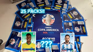 Copa América 2024 Panini Sticker Album- 25 packs!!!