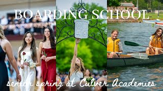 senior spring at boarding school | Culver Academies