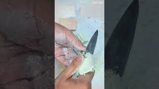 shorts Reformed Gym Chalk Crushing and Shaving Pastel Color 7 ASMR