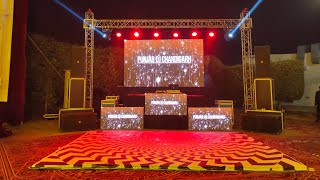 Single Side DJ Setup 2022 | Led Wall DJ Setup | Punjab DJ Chandigarh | Contact - 9872859951