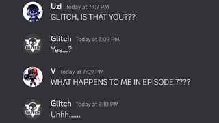 Murder Drones characters meet Glitch in discord.....pt.1..... (FUNNY!)