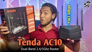 Tenda AC10 5G Dual Band Wi-fi Router 1167Mbps  Unboxing and Setup | Best Dual Band 5G Router