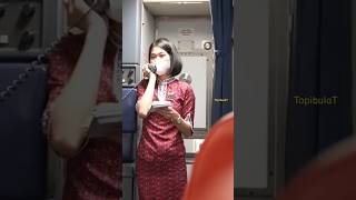 Saat Mendarat !!! Pramugari Lion Air Announcement setelah Landing di Sentani! Suara Asli