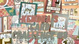 Card Challenge from Kendra's Cards! 18 cards!!!