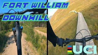 FIRST TIME RIDING DOWHILL! //NEVIS RANGE